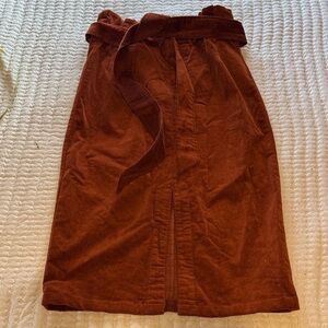 Forever 21 Rust Pencil Skirt